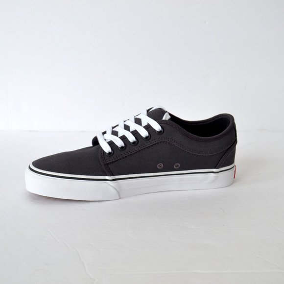 VANS CHUKKA LOW OBSIDIAN BLACK SNEAKER SHOES - Picture 2 of 5